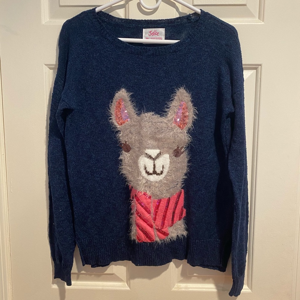 Justice Llama Sweater